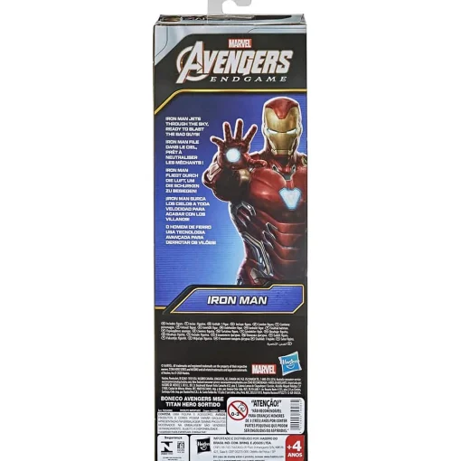 Avengers Marvel Titan Hero Series Collectible 12-Inch Iron Man Action Figure