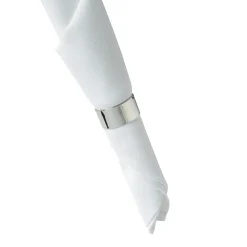 Silver Round Napkin Rings - 8 Pc.