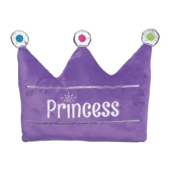 11 3/4" Purple Stuffed Princess Crown