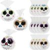 6 3/4" X 9 1/4" Day Of The Dead Cellophane Bags - 12 Pc.