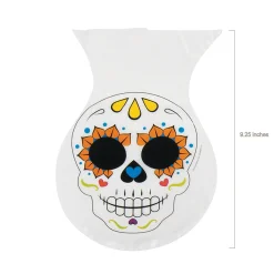 6 3/4" X 9 1/4" Day Of The Dead Cellophane Bags - 12 Pc.