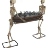 68 " X 17 1/2" Poseable Skeletons Carrying Coffin Halloween Decoration