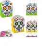 4 1/2" X 6 1/2" Small Day Of The Dead Paper Gift Bags - 12 Pc.
