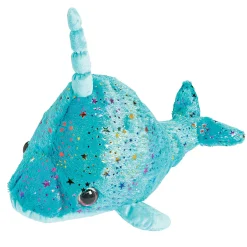 20" Blue Stuffed Narwhal