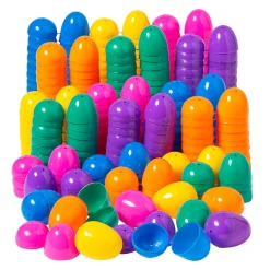 2 Bulk 144 Pc. Colorful Bright Plastic Easter Eggs