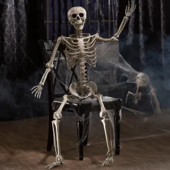 5 Ft. Life-Size Posable Skeleton Halloween Decoration