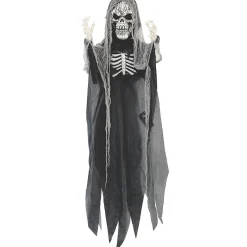 6' Lightup Hanging Skeleton Reaper Halloween Decoration