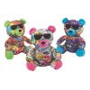 12" Medium Graffiti Stuffed Bears - 3 Pc.