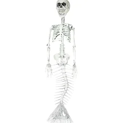 30" Mermaid Skeleton Decoration