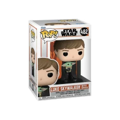 2 Pack Funko Pop! Bobbleheads Luke Skywalker & Grogu With Cookies