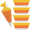 7" X 9" Bulk 50 Pc. Candy Corn-Shaped Cellophane Bags