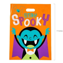 12-1/2" X 17" Bulk 50 Pc. Goofy Ghouls Plastic Trick-Or-Treat Bags