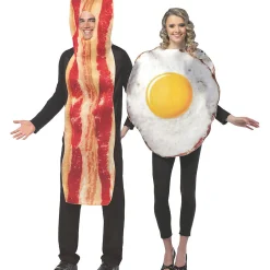 Adult Bacon And Egg Couple Costumes