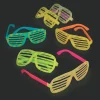 Adult's Bright Color Glow-In-The-Dark Shutter Glasses- 12 Pc.