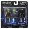 Aliens Pvt. Drake & Battle Damaged Attacking Alien 2-Pack Series 1 Minimates