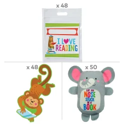 Animal Buddy Reading Handout Kit For 48