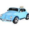 Aosom Licensed Volkswagen Beetle 6V Ride On W/Remote Control Mp3 Connection 3-6Yr Blue