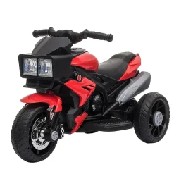 Aosom 6V Kids Motorcycle Electric Ride On W/ Music Red