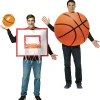 Basketball & Hoop Couples Costume