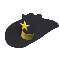 Black 40 Gallon Hat