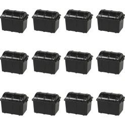 Black Pirate Chests - 12 Pc.