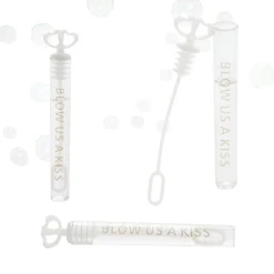 Blow Us A Kiss Bubble Tubes - 24 Pc.