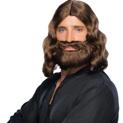 Brown Biblical Beard & Wig