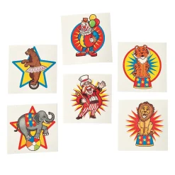 Bulk 72 Pc. Big Top Temporary Tattoos