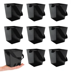 Bulk 24 Pc. Cardboard Buckets With Ribbon Handles