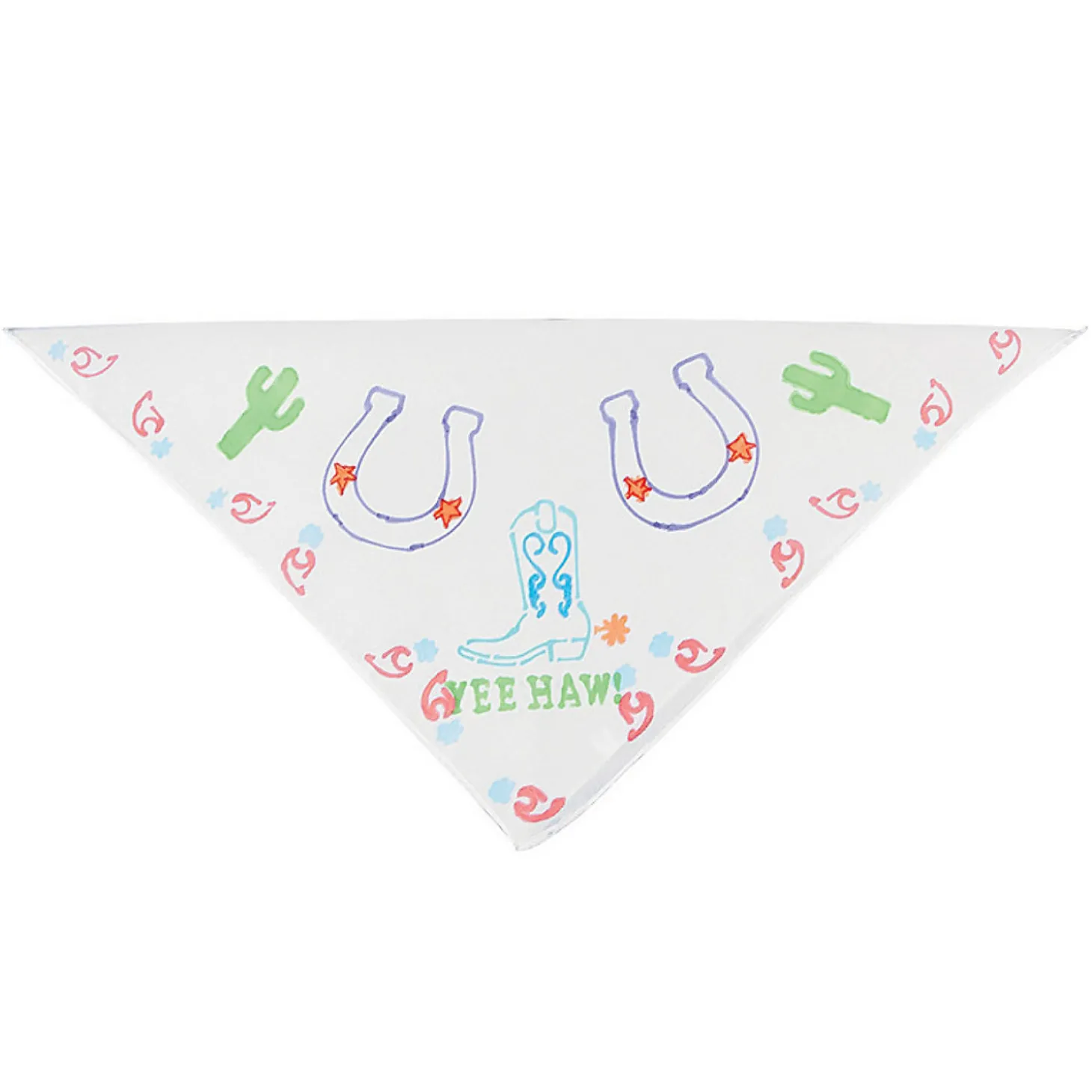 Bulk 48 Pc. Diy White Bandanas