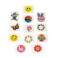 Bulk 72 Pc. Everyday Glow-In-The-Dark Temporary Tattoos