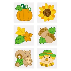 Bulk 72 Pc. Fall Temporary Tattoos