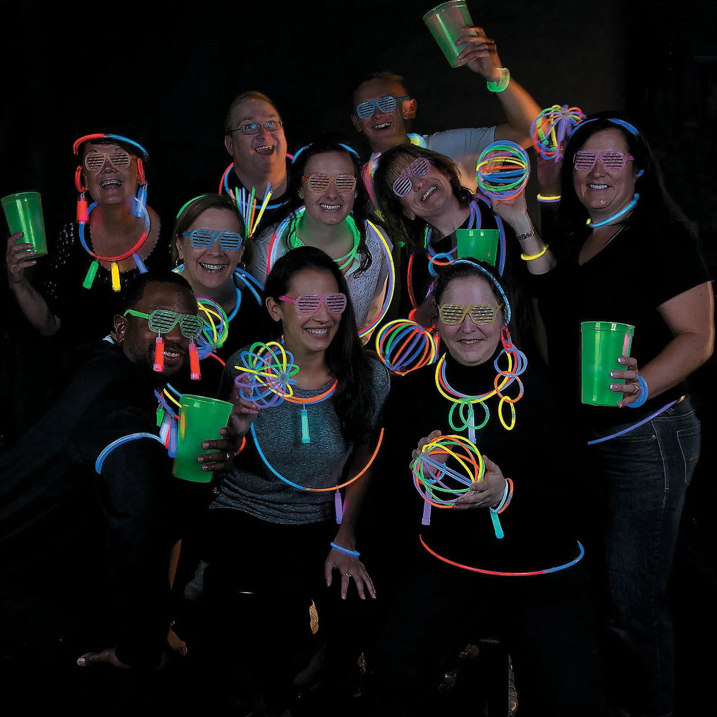 Bulk 50 Pc. Glow Bracelet Assortment