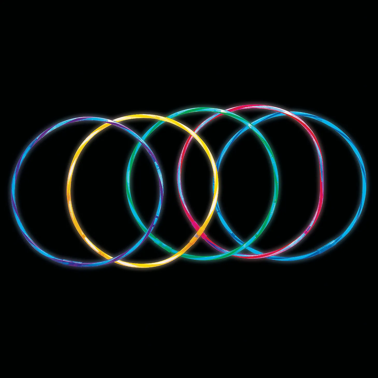 Bulk 50 Pc. Glow Swizzle Necklaces