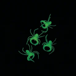 Bulk 144 Pc. Glow-In-The-Dark Plastic Spider Rings