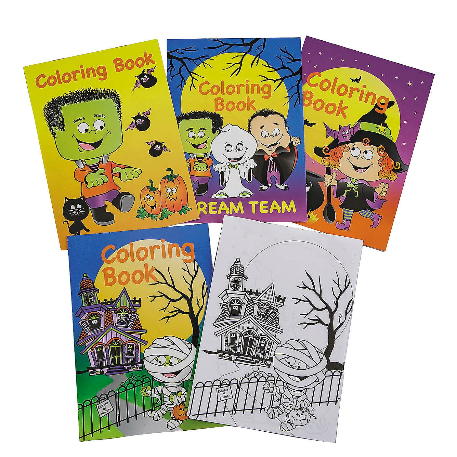 Bulk 72 Pc. Halloween Coloring Books