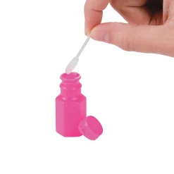 Bulk 48 Pc. Hexagon Neon Mini Bubble Bottles