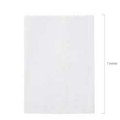 Bulk 50 Pc. Individual White Treat Bags