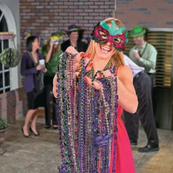Bulk 500 Pc. Mardi Gras Bead Necklace Assortment