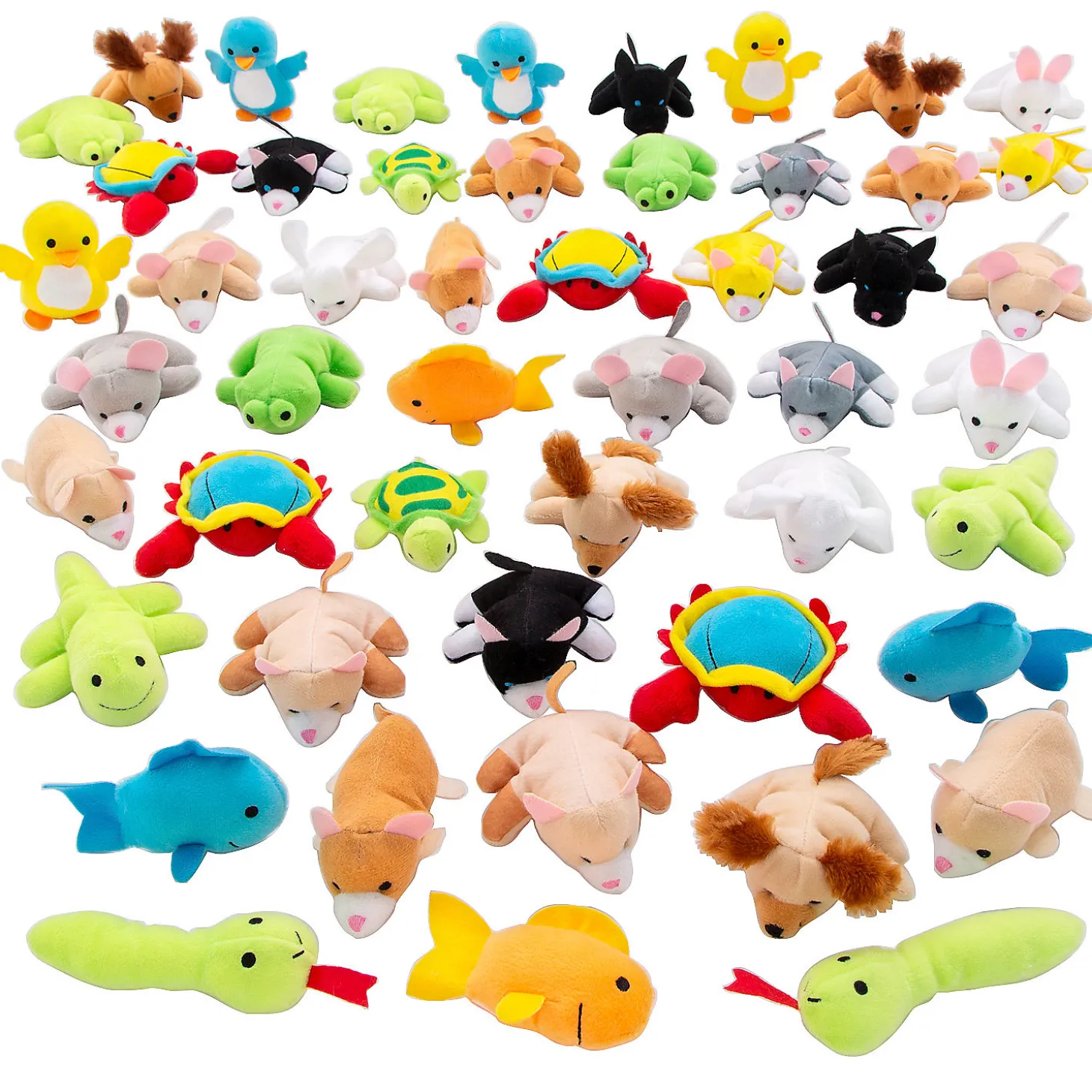 Bulk 50 Pc. Mini Pet Shop Stuffed Animal Assortment