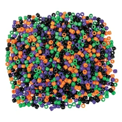 Bulk 1000 Pc. 6Mm Halloween Color Pony Bead Assortment