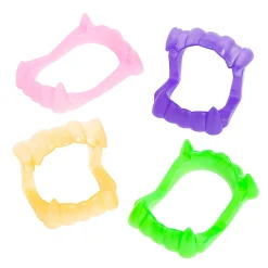 Bulk 144 Pc. Neon Bpa-Free Plastic Vampire Teeth
