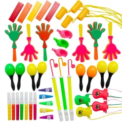Bulk 50 Pc. Noisemaker & Musical Instrument Novelty Assortment