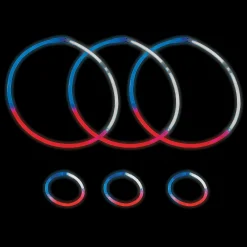 Bulk 100 Pc. Patriotic Glow Necklace & Bracelet Assortment