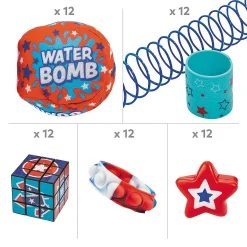 Bulk 96 Pc. Patriotic Sensory Toy Kit