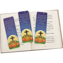 Bulk 48 Pc. Pumpkin Prayer Bookmarks