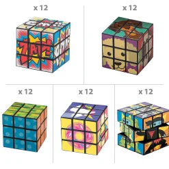 Bulk 60 Pc. Puzzle Cube Assortment