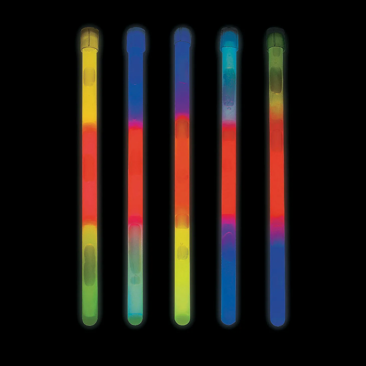 Bulk 50 Pc. Tri-Color Glow Sticks