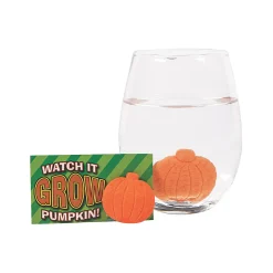 Bulk 48 Pc. Watch It Grow Pumpkin Water Growing Toys