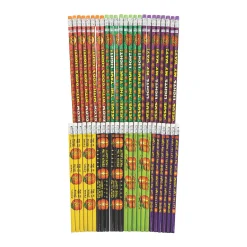 Bulk 48 Pc.Christian Pumpkin Pencil Assortment